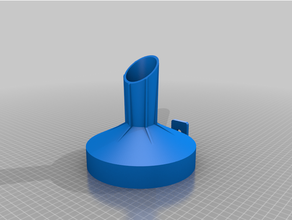 Mund Trichter angepasst 3d print model - Mito3D
