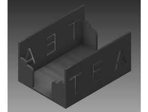 tea bag box teabag teabox 3d print model - Mito3D