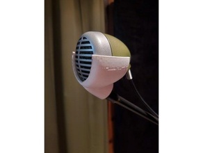 sicher 520dx Kugel Mikrofon Halter Unterstützung Remix Clip Musik 3d print model - Mito3D