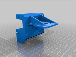 ttp rail bltouch mount e3d v6 linear tevo tarantula pro 3d print model - Mito3D