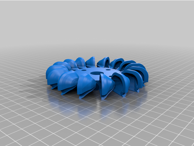 pelton wheel 3D print model - Mito3D