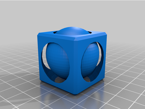 sphere cube 3d print model - Mito3D