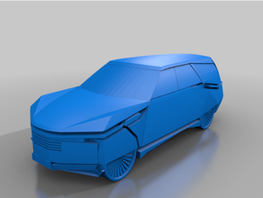 projekt zrk automobile conception voiture modèle progresser échelle SUV véhicule 3d print model - Mito3D