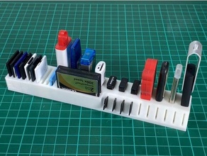 usb memory card holder compactflash micro sd pen drive sdcard stick 3d print model - Mito3D