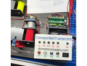 didactic prototype conveyor belt programmed dc motor arduino automation fc51 plc sensor infrared 3d print model - Mito3D