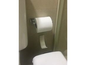 toilet paper holder roll 3d print model - Mito3D