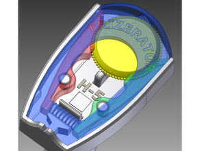coiffeur 5 v2 volant soucoupe frisbee 3d print model - Mito3D