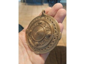 florín constell medallón 3d print model - Mito3D
