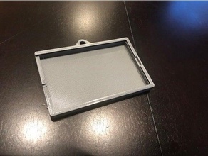 badge holder box 3d print model - Mito3D