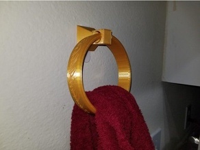 towel ring lord rings lotr holder 3d print model - Mito3D