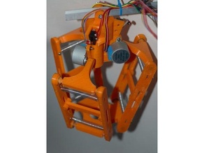 paso delta robot impresora motor pequeña minúsculo 3d print model - Mito3D