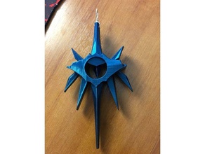 bruxo classe amuleto masmorras dragões Aulas dnd miniatura suporte masmorra símbolo 3d print model - Mito3D