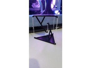 impossible table - gen cool optical illusion tensegrity 3d print model - Mito3D