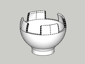 raqueta pelota pies cr 10s 3d impresora 3d print model - Mito3D