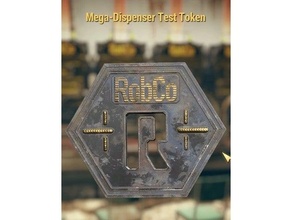 robco mega dispenser test gettone freddo cosplay puntello ricaduta 76 fortnite 3d print model - Mito3D