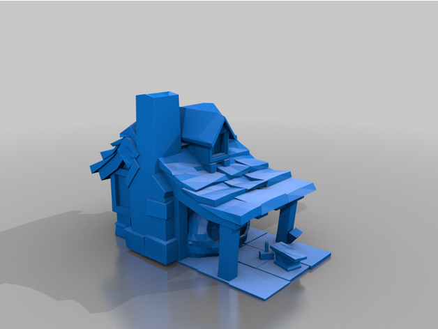 dwarven smiths workshop - terrain 3D print model - Mito3D