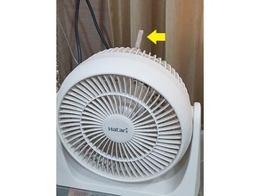 danger ventilateur bouton levier 3d print model - Mito3D