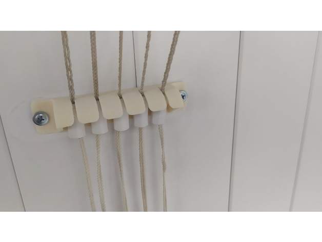 séchage corde titulaire soutien v1 séchoir maison 3D print model - Mito3D