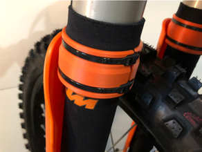 fork cover clamps ktm 48mm 3d print model - Mito3D