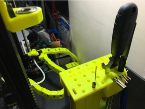 ender 3 profesyonel psu araçlar Kulp destek hayran örtmek kılıf 3d print model - Mito3D