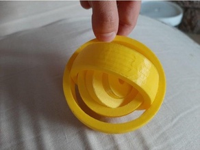 objet utilidade qui estresse círculo esfera 3d print model - Mito3D