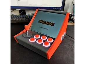 simplyretro d8 retropie emulation bartop arcade emulationstation emulator retrogaming retro gaming 3d print model - Mito3D