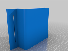 flach Schreibtisch Regal Teiler 3d print model - Mito3D