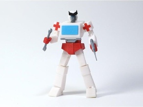 mafsallı g1 transformatörler cırcır destek Ironhide Optimus önemli robot oyuncak 3d print model - Mito3D
