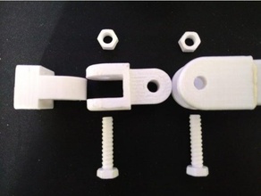 cotovelo Duplo junta braço articulado 3d print model - Mito3D
