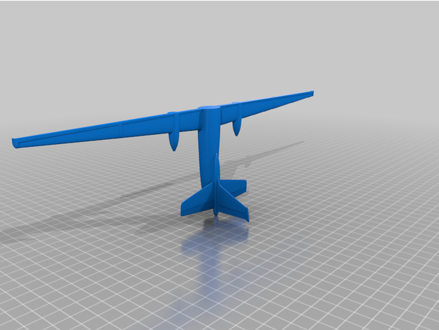 lockheed u-2 wing fixed 3D print model - Mito3D