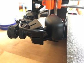 Microsoft lifecam hd 3000 monter articuler framboise pi caméra 3d print model - Mito3D