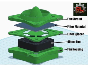 rl ttffs 001 Ventilator Leichentuch Filter tevo Tornado 3d print model - Mito3D