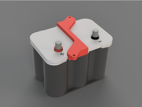 jipe Cherokee wrangler bateria aguarde 3d print model - Mito3D