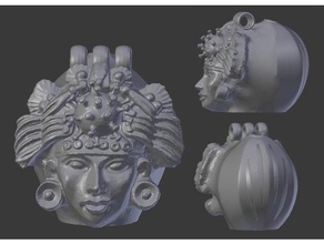 covid 19 sacerdotessa azteco urlando fischio coronavirus covid19 Morte terrorismo 3d print model - Mito3D