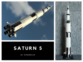 Satürn 5 ölçek 1 200 parçalar 1200 Apollo parçalı nasa Saturnv Uzay uzay gemisi Amerika Birleşik Devletleri 3d print model - Mito3D