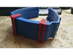 kalkan klipler 10x 3d yazıcı klips konteyner covid19 maskesi pratik çeşit sıralayıcı sıralama 3d print model - Mito3D