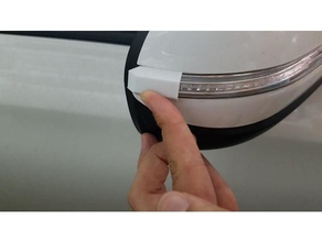 Hyundai i20 ligero espejo cubierta carcasa funda posterior 3d print model - Mito3D