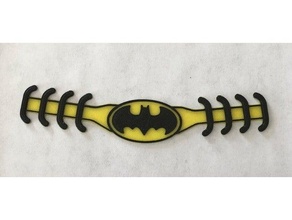 batman ear saver covid surgical mask strap 3d print model - Mito3D