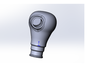 lever handle 3d print model - Mito3D