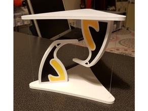 impossible table - antarctic style penguin penguins tabletop 3d print model - Mito3D