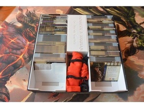 horreur Arkham jeu cartes insérer plateau accessoires inserts organisateur planche Jeu 3d print model - Mito3D