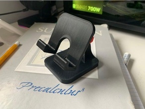 pivoting phone stand 3d print model - Mito3D