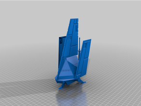 16 Skyhopper Star Kriege Legion Rahmen Terrain 3d print model - Mito3D