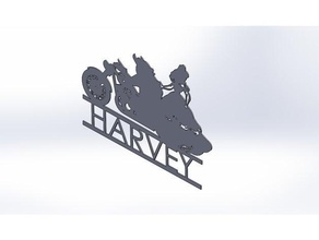 harvey plate 3d print model - Mito3D