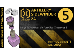 artillerie x1 améliorations + 5 amélioration geometr capa amélioré couche géométrie sidewinder 3d print model - Mito3D