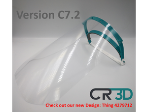 COVID 19 frente banda covid covid19 cara máscara proteger venda 3d print model - Mito3D