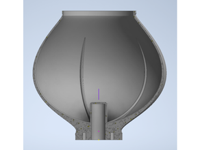 vaso tambor pulido giratorio 3d print model - Mito3D