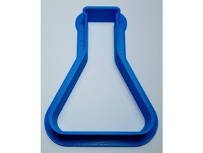conical flask cookie cutter 3d print model - Mito3D