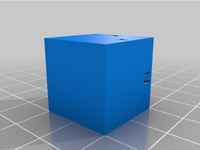 20mm calibration cube directional 3d print model - Mito3D