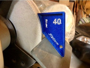 broyeur angle installer jigon gigue tour métal travail grattoir fausser tournant tournage bois 3d print model - Mito3D